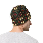 Cute Boho Owl Pattern Print Beanie