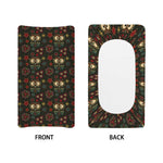 Cute Boho Owl Pattern Print Changing Pad Cover