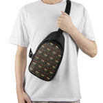 Cute Boho Owl Pattern Print Chest Bag