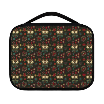 Cute Boho Owl Pattern Print Classic Bible Case