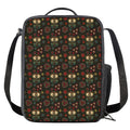 Cute Boho Owl Pattern Print Crossbody Lunch Bag