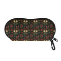 Cute Boho Owl Pattern Print Glasses Case