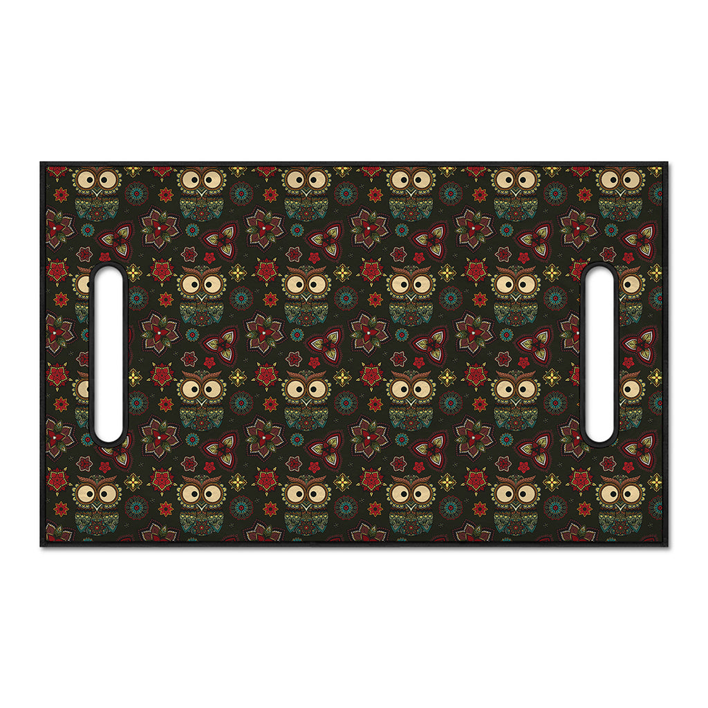 Cute Boho Owl Pattern Print Golf Cart Seat Cover