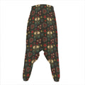 Cute Boho Owl Pattern Print Hammer Pants