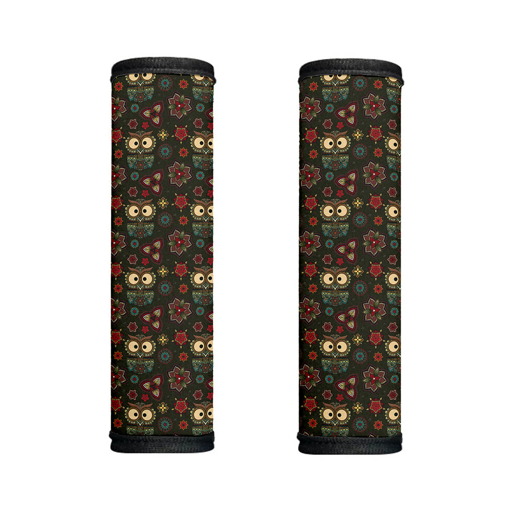 Cute Boho Owl Pattern Print Handle Covers