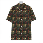 Cute Boho Owl Pattern Print Hawaiian Shirt