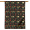 Cute Boho Owl Pattern Print House Flag