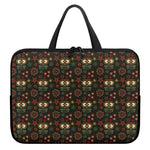 Cute Boho Owl Pattern Print Laptop Sleeve With Handle
