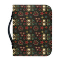 Cute Boho Owl Pattern Print Leather Bible Cover