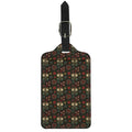 Cute Boho Owl Pattern Print Luggage Tag
