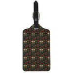 Cute Boho Owl Pattern Print Luggage Tag