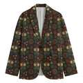 Cute Boho Owl Pattern Print Men's Blazer