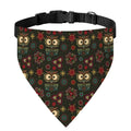Cute Boho Owl Pattern Print Over The Collar Dog Bandana