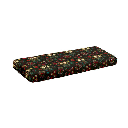 Cute Boho Owl Pattern Print Piano Keyboard Cover