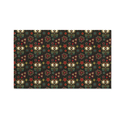 Cute Boho Owl Pattern Print Polyester Flag