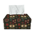 Cute Boho Owl Pattern Print Rectangle Tissue Box Cover