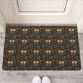 Cute Boho Owl Pattern Print Rubber Doormat