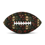 Cute Boho Owl Pattern Print Rugby Ball