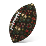 Cute Boho Owl Pattern Print Rugby Ball