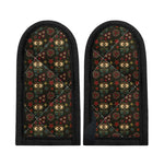 Cute Boho Owl Pattern Print Skillet Handle Cover