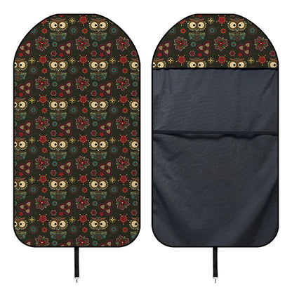 Cute Boho Owl Pattern Print Waterproof Car Seat Cover