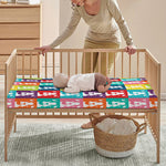 Cute Boston Terrier Faces Print Baby Crib Sheet