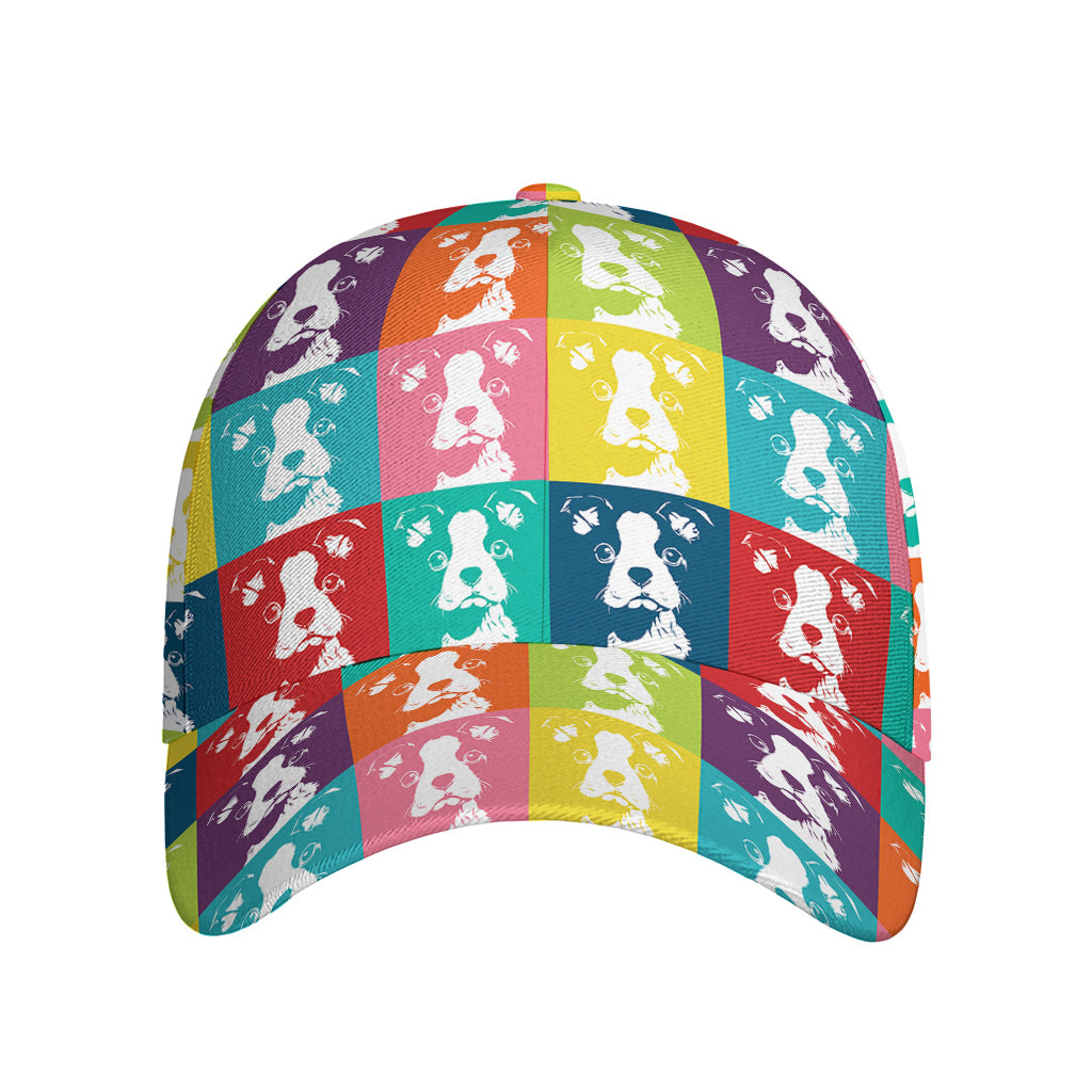 Cute Boston Terrier Faces Print Baseball Cap