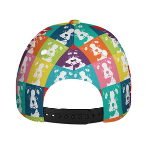 Cute Boston Terrier Faces Print Baseball Cap