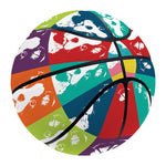 Cute Boston Terrier Faces Print Basketball