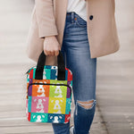 Cute Boston Terrier Faces Print Bible Tote Bag