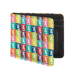 Cute Boston Terrier Faces Print Bifold Wallet