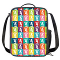 Cute Boston Terrier Faces Print Crossbody Lunch Bag