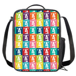 Cute Boston Terrier Faces Print Crossbody Lunch Bag