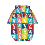 Cute Boston Terrier Faces Print Dog Zip Up Hoodie