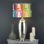 Cute Boston Terrier Faces Print Drum Lamp Shade