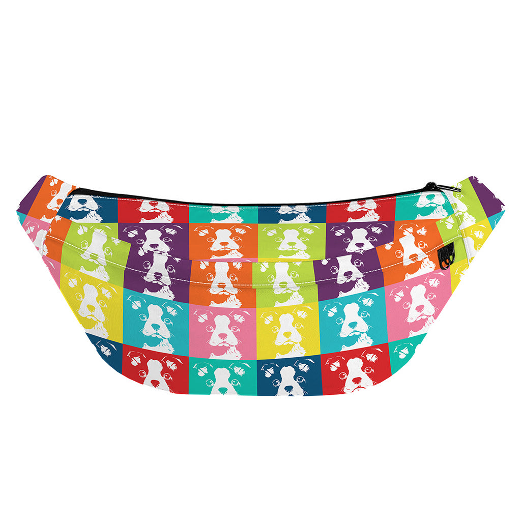 Cute Boston Terrier Faces Print Fanny Pack