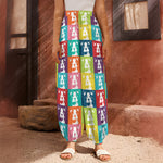 Cute Boston Terrier Faces Print Harem Pants
