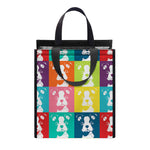 Cute Boston Terrier Faces Print Insulated Lunch Tote