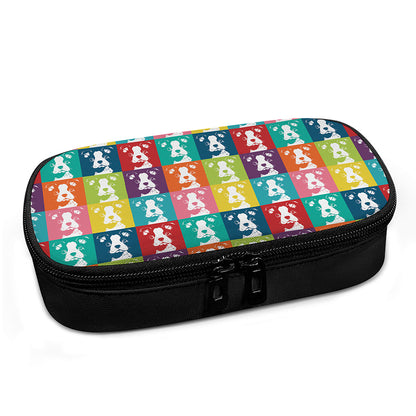 Cute Boston Terrier Faces Print Insulin Cooler Travel Case