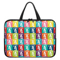 Cute Boston Terrier Faces Print Laptop Sleeve With Handle