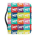 Cute Boston Terrier Faces Print Leather Bible Cover