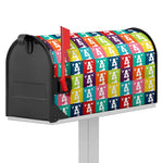 Cute Boston Terrier Faces Print Mailbox Cover