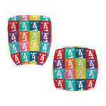 Cute Boston Terrier Faces Print Office Chair Cover