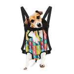 Cute Boston Terrier Faces Print Pet Carrier Backpack