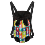 Cute Boston Terrier Faces Print Pet Carrier Backpack