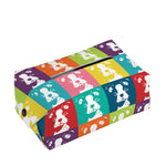 Cute Boston Terrier Faces Print Rectangle Tissue Box Cover