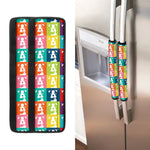 Cute Boston Terrier Faces Print Refrigerator Handle Covers