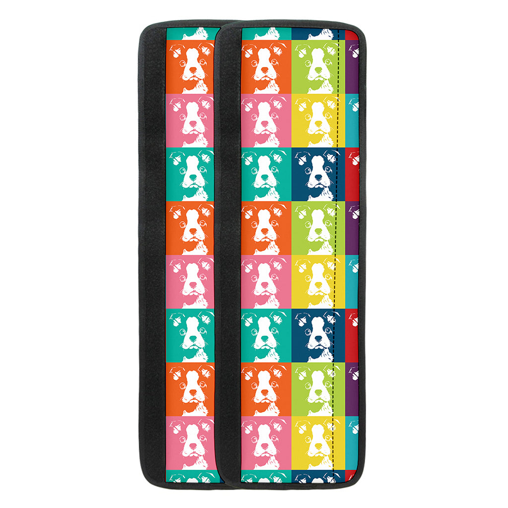Cute Boston Terrier Faces Print Refrigerator Handle Covers
