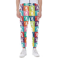 Cute Boston Terrier Faces Print Joggers