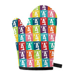 Cute Boston Terrier Faces Print Single Oven Mitt